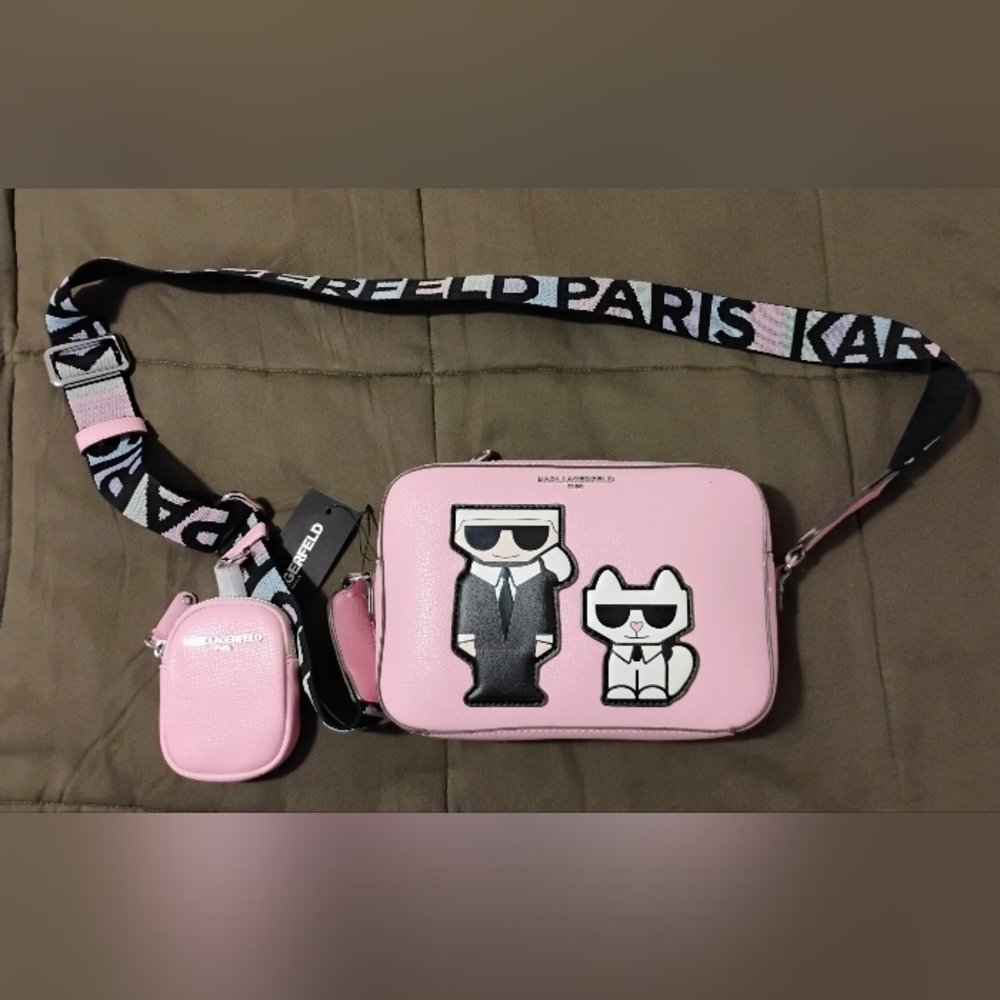 Karl Lagerfeld Pink Crossbody Bag